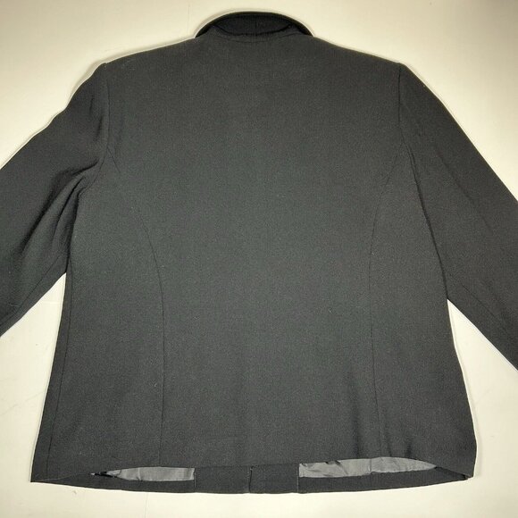 Urban Works Women 2pc Black Button Up Pants Suit Set Blazer 14 Pants 12 Lined - Picture 5 of 12